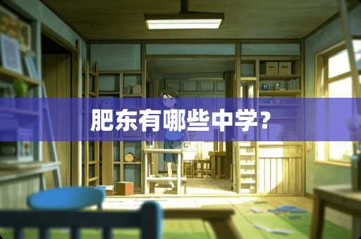 肥东有哪些中学？