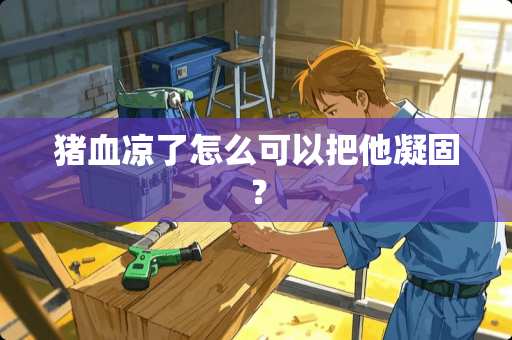 猪血凉了怎么可以把他凝固？