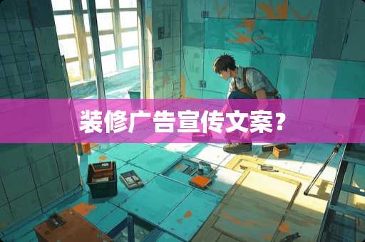 装修广告宣传文案？