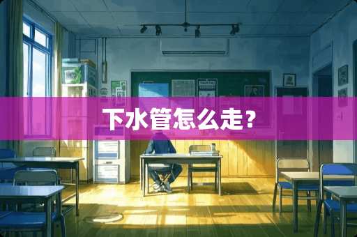 下水管怎么走？