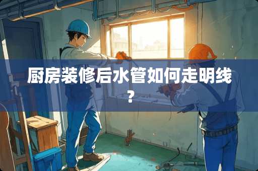 厨房装修后水管如何走明线？