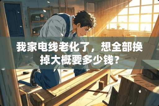 我家电线老化了，想全部换掉大概要多少钱？