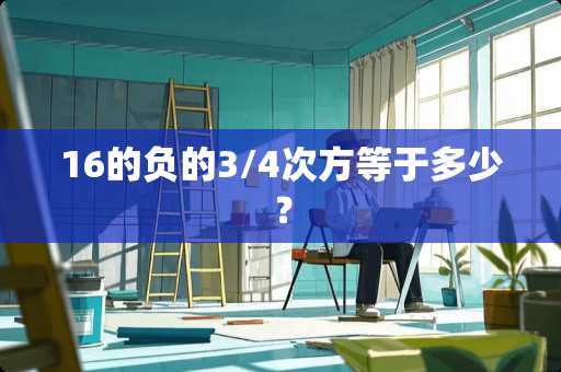 16的负的3/4次方等于多少？