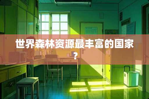 世界森林资源最丰富的国家？