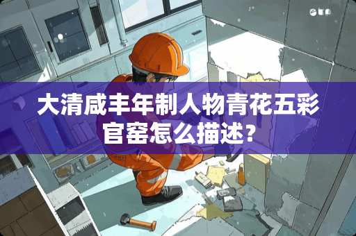 大清咸丰年制人物青花五彩官窑怎么描述？