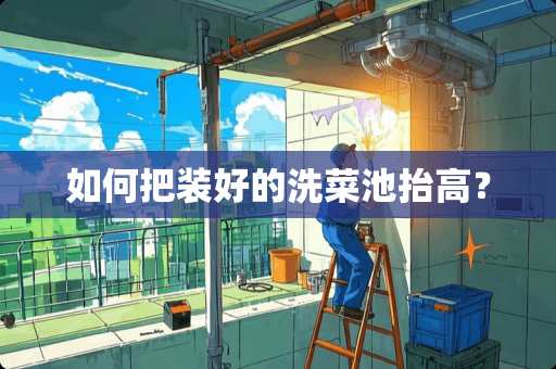 如何把装好的洗菜池抬高？