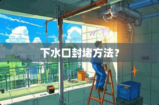 下水口封堵方法？