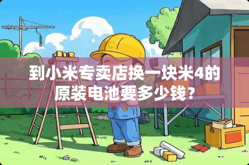 到小米专卖店换一块米4的原装电池要多少钱？
