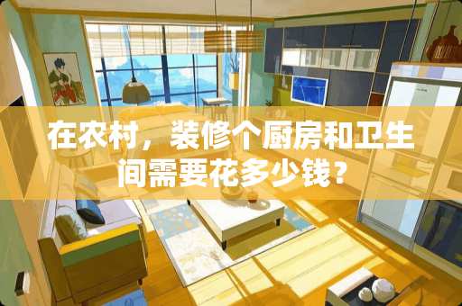 在农村，装修个厨房和卫生间需要花多少钱？