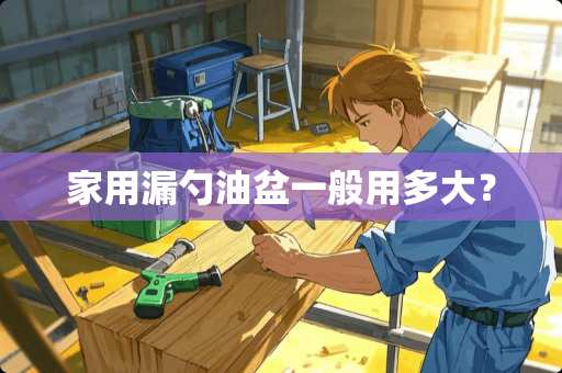 家用漏勺油盆一般用多大？