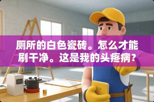 厕所的白色瓷砖。怎么才能刷干净。这是我的头疼病？