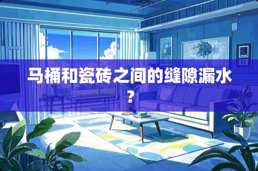 马桶和瓷砖之间的缝隙漏水？