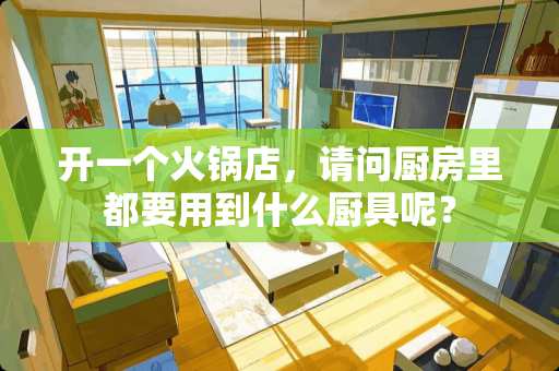 开一个火锅店，请问厨房里都要用到什么厨具呢？