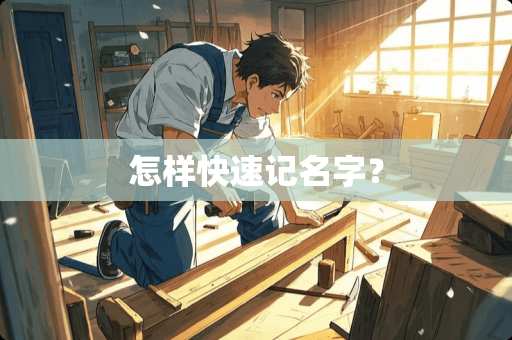 怎样快速记名字？