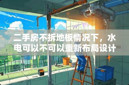 二手房不拆地板情况下，水电可以不可以重新布局设计？
