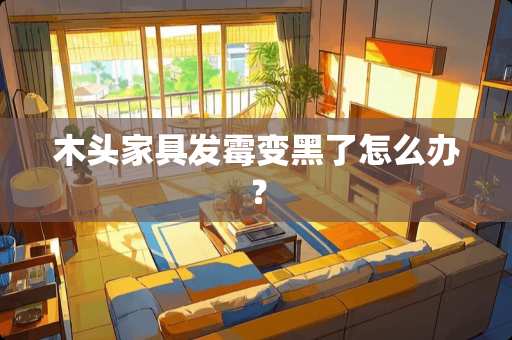 木头家具发霉变黑了怎么办？