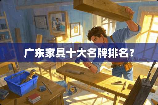 广东家具十大名牌排名？
