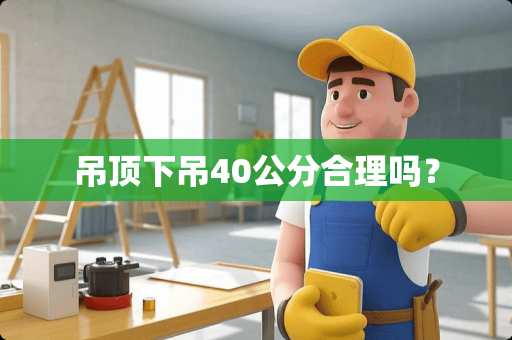 吊顶下吊40公分合理吗？