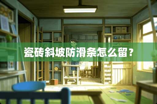 瓷砖斜坡防滑条怎么留？