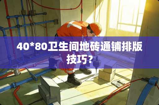 40*80卫生间地砖通铺排版技巧？