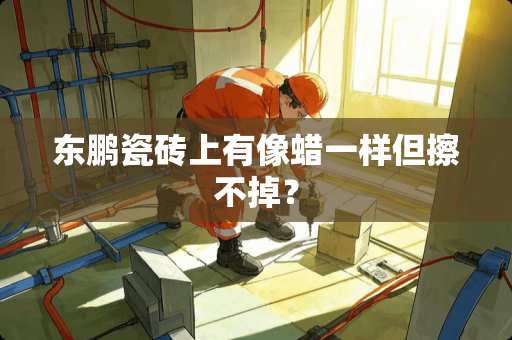 东鹏瓷砖上有像蜡一样但擦不掉？