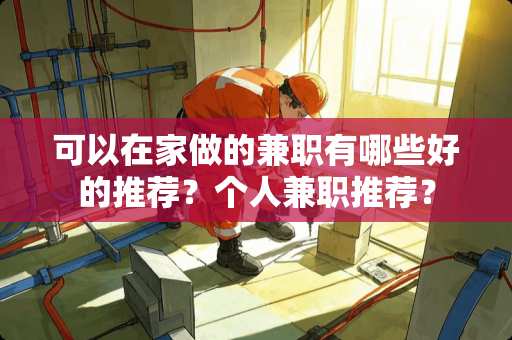可以在家做的兼职有哪些好的推荐？个人兼职推荐？