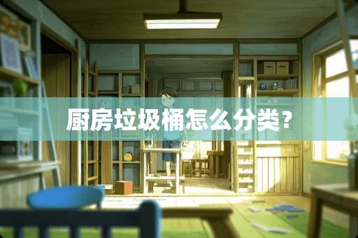 厨房垃圾桶怎么分类？