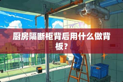 厨房隔断柜背后用什么做背板？