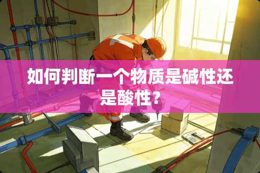 如何判断一个物质是碱性还是酸性？