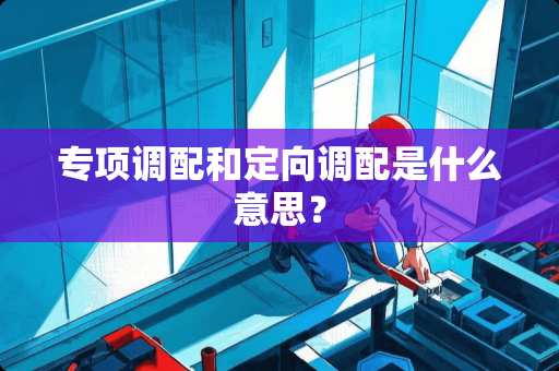 专项调配和定向调配是什么意思？