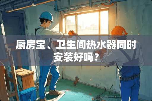厨房宝、卫生间热水器同时安装好吗？