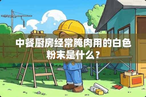 中餐厨房经常腌肉用的白色粉末是什么？