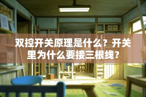 双控开关原理是什么？开关里为什么要接三根线？