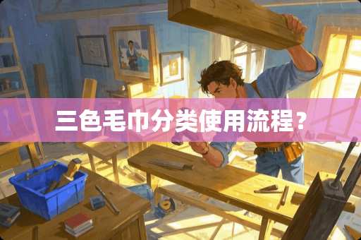 三色毛巾分类使用流程？