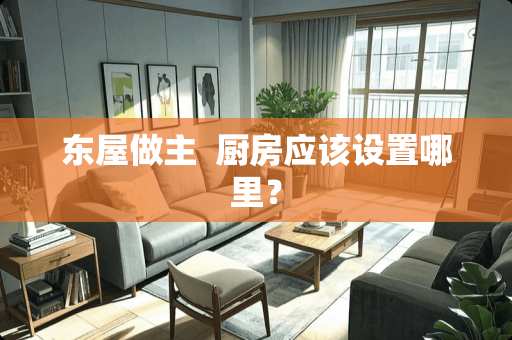 东屋做主  厨房应该设置哪里？