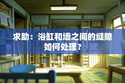 求助：浴缸和墙之间的缝隙如何处理？