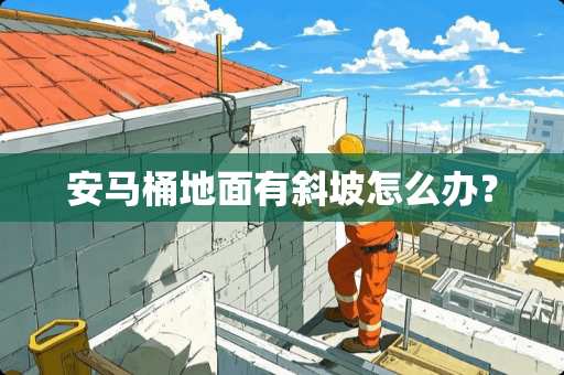 安马桶地面有斜坡怎么办？