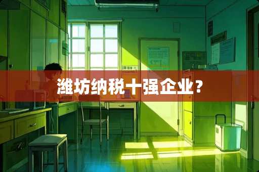 潍坊纳税十强企业？