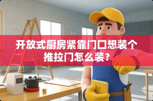 开放式厨房紧靠门囗想装个推拉门怎么装？
