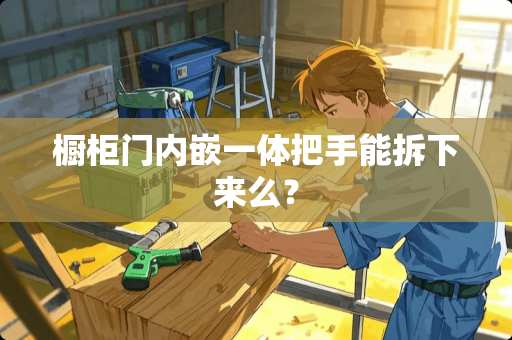 橱柜门内嵌一体把手能拆下来么？