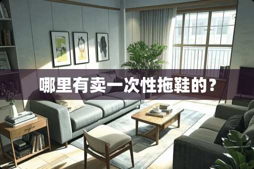 哪里有卖一次性拖鞋的？