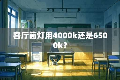 客厅筒灯用4000k还是6500k？