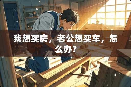 我想买房，老公想买车，怎么办？