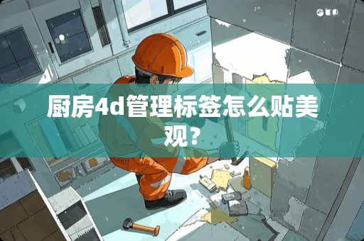 厨房4d管理标签怎么贴美观？