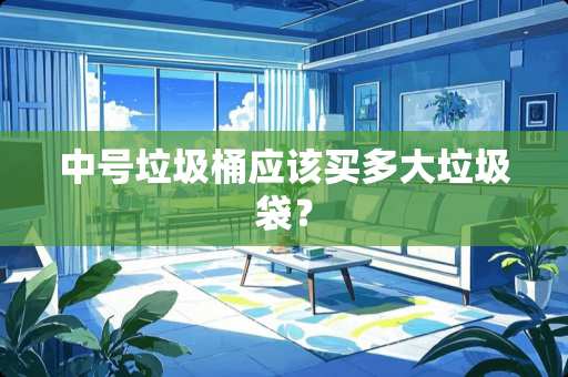 中号垃圾桶应该买多大垃圾袋？