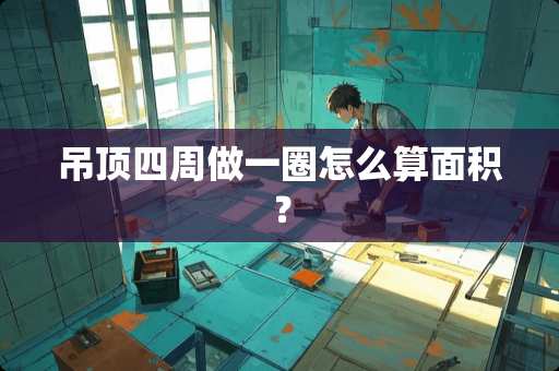 吊顶四周做一圈怎么算面积？