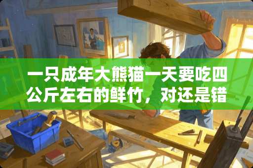 一只成年大熊猫一天要吃四公斤左右的鲜竹，对还是错？