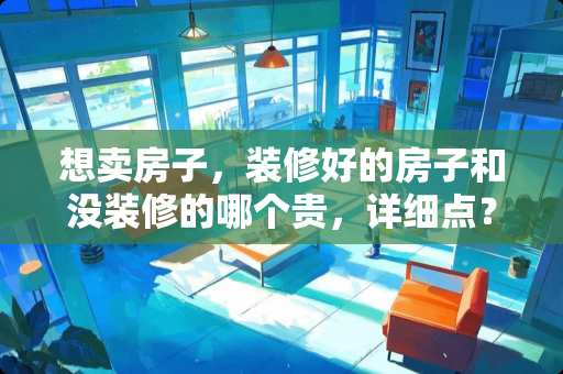 想卖房子，装修好的房子和没装修的哪个贵，详细点？