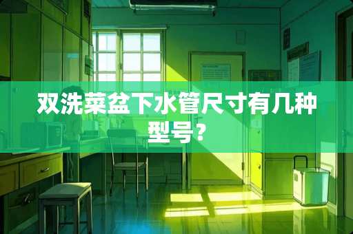 双洗菜盆下水管尺寸有几种型号？