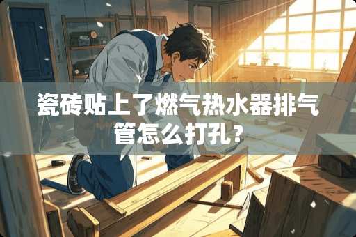 瓷砖贴上了燃气热水器排气管怎么打孔？